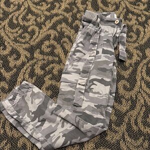 Abercrombie Kids Gray Camo Pants